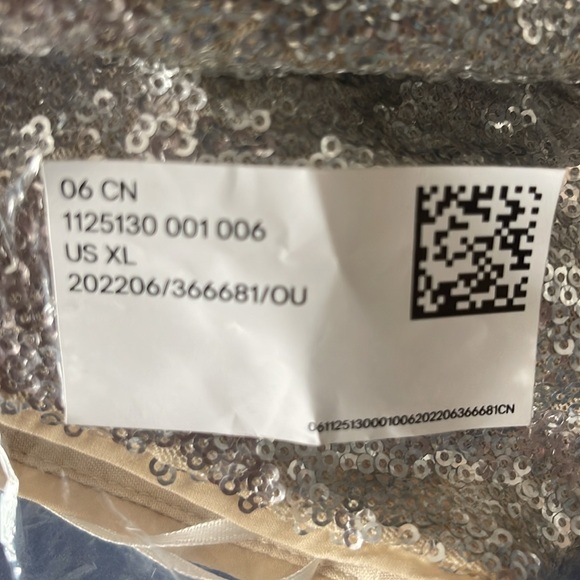 Silver Midi Sequin Dress - Picture 9 of 10